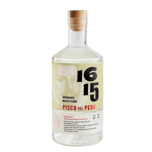 PISCO 1615 MOSTO VERDE QUEBRANTA 700ml