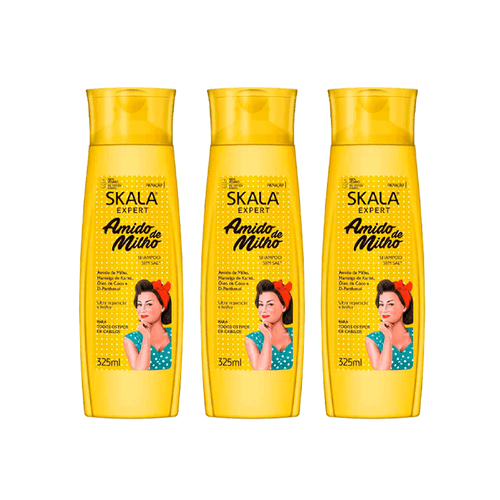 Shampoo Almidon de Maiz 325ml Skala 3 und