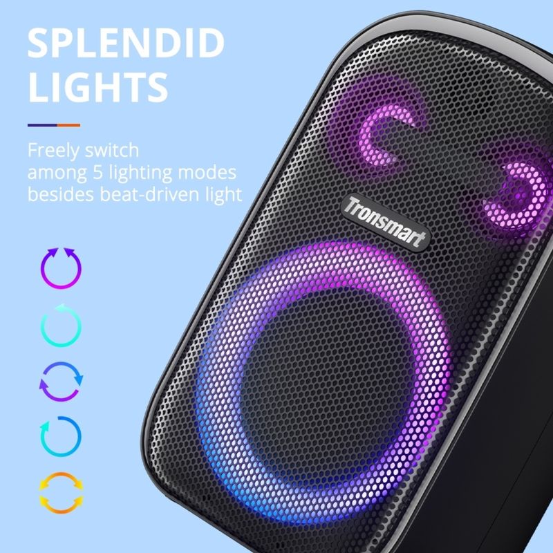 Parlante-Bluetooth-Tronsmart-Halo-100-IPX6-60W