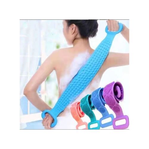 Cepillo corporal masajeador de silicona para baño