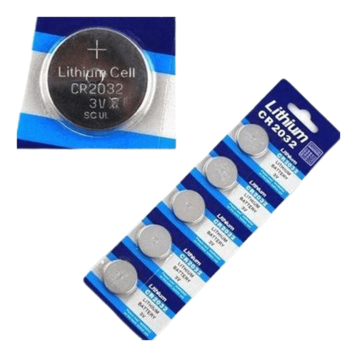 Pilas Lithium CR2032 x 5 Unid Litio 3V Calculadora Reloj