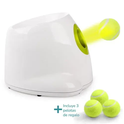 Lanzador de pelotas automático para perros