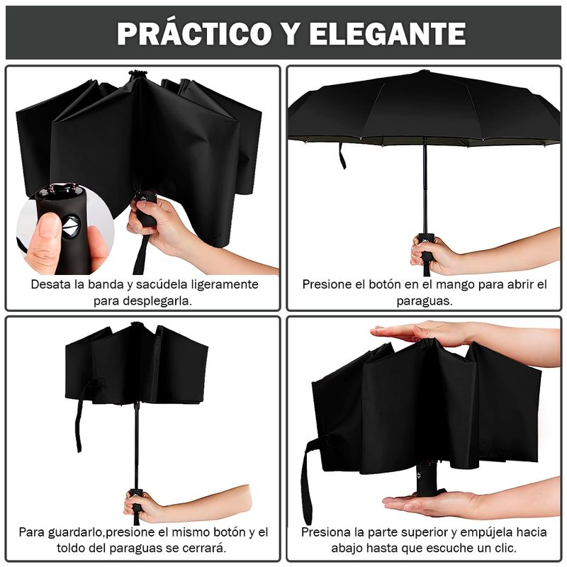 Paraguas-Plegable-con-Proteccion-UV-Sombrilla-de-Mano-K01-Negro