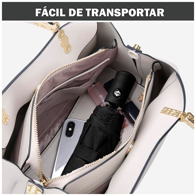Paraguas-Plegable-con-Proteccion-UV-Sombrilla-de-Mano-K01-Negro