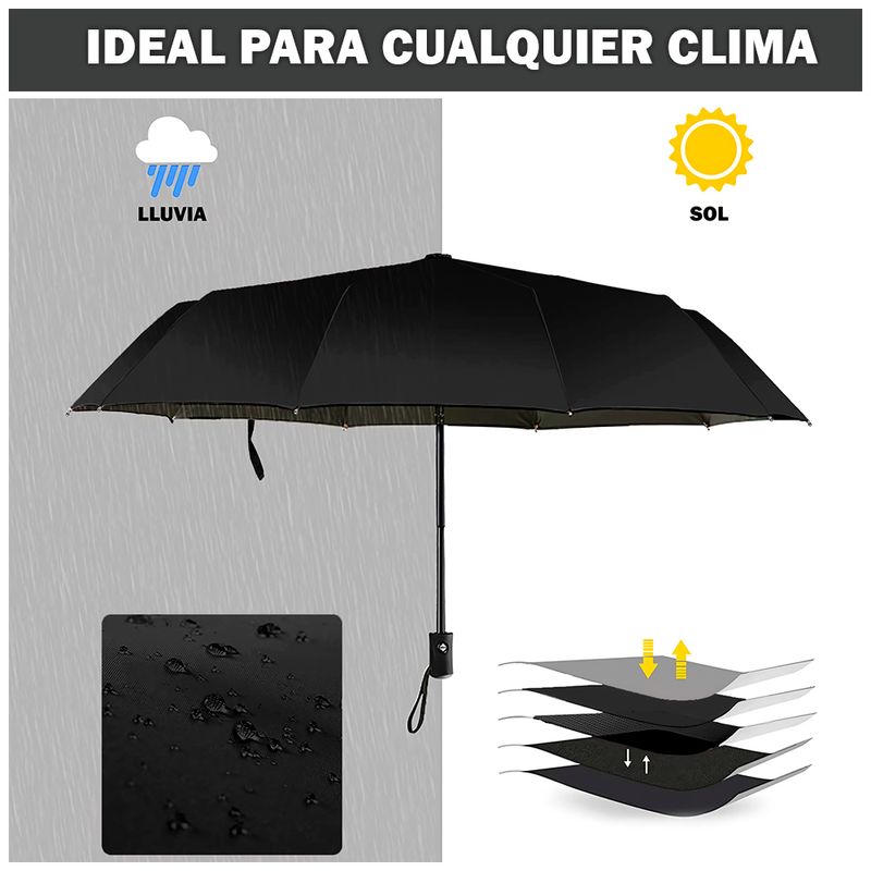 Paraguas-Plegable-con-Proteccion-UV-Sombrilla-de-Mano-K01-Negro