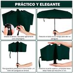 Paraguas-Plegable-con-Proteccion-UV-Sombrilla-de-Mano-K01-Verde