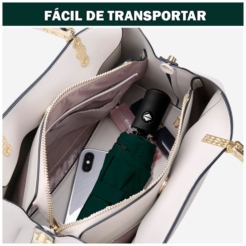 Paraguas-Plegable-con-Proteccion-UV-Sombrilla-de-Mano-K01-Verde