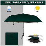 Paraguas-Plegable-con-Proteccion-UV-Sombrilla-de-Mano-K01-Verde