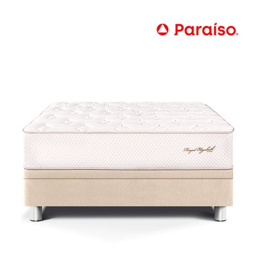 Cama Boxet Royal Elizabeth 2 Plazas Champagne