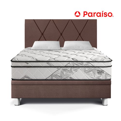 Dormitorio Boxet Pocket Advance 2 Plazas Chocolate
