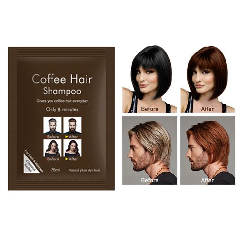 Color Hair Shampoo Pinta Canas tinte castaño -  Cajas de 10 shachets - Marron