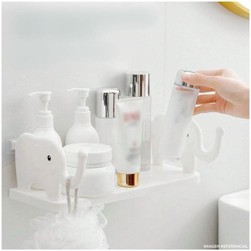 Estante Repisa Organizador de Baño Tocador Elefante x 3 Unidades