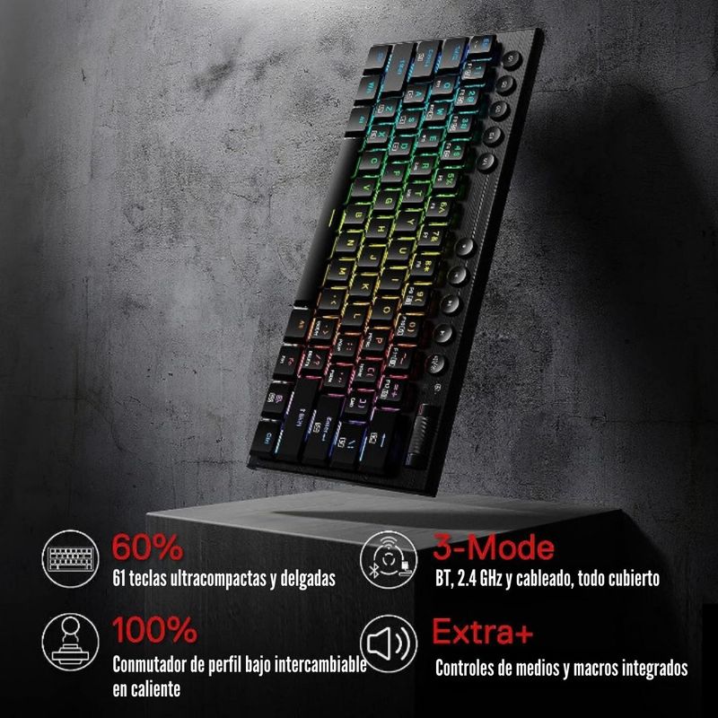 Redragon---Teclado-Horus-Mini-Pro-K632-60--RGB-Wireless-Switch-Red