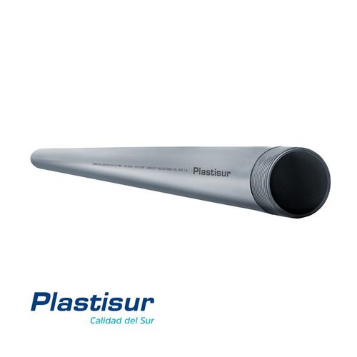 Tubo PVC Plastisur 1" x 5m Agua Fría con Rosca