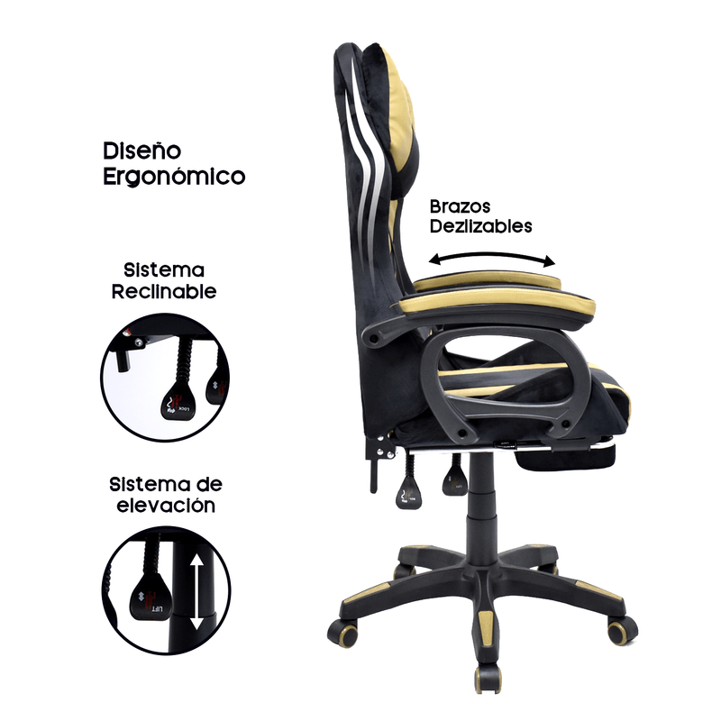Silla-Gamer-Extingtion-Sapp-Gamuza-Cuerina-Color-Dorado