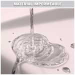 Cortina-de-Baño-Moderna-Impermeable-Accesorio-para-Ducha-U11-Crema