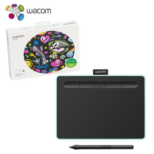 Tableta Grafica Wacom Intuos S Bluetooth CTL4100WLE0 Green