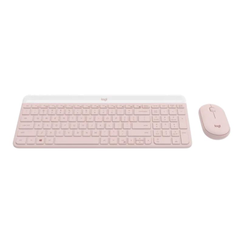 Kit-Teclado---Mouse-Logitech-Wireless-MK470-Rose
