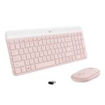 Kit-Teclado---Mouse-Logitech-Wireless-MK470-Rose
