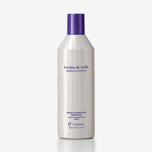 Loción de Seda Magnolia y Vainilla Iluminadora Perfumada