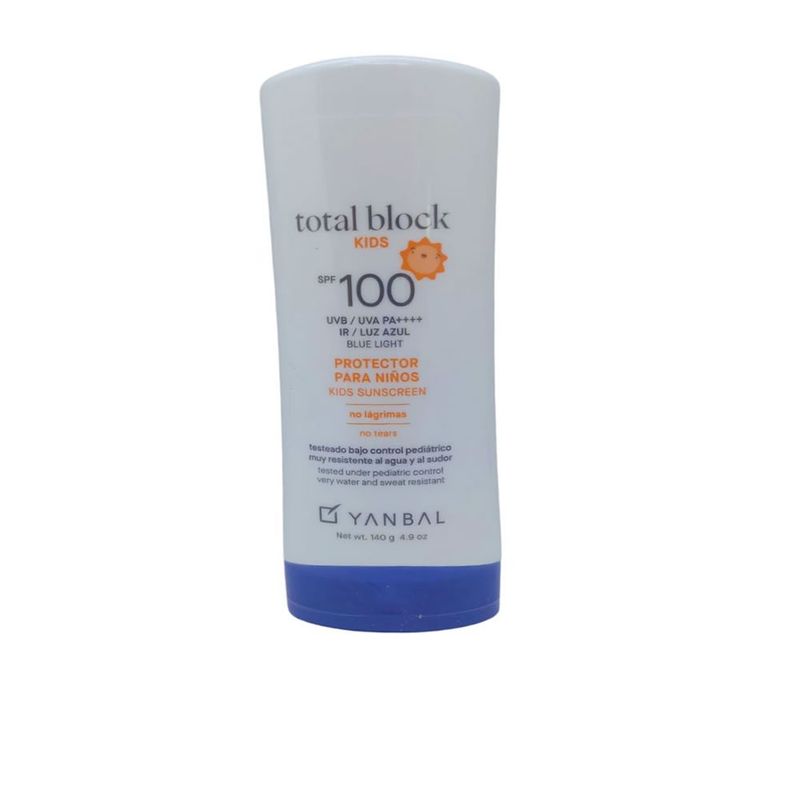 Protector-Solar-Yanbal-140g-Total-Block-Kids-SPF-100