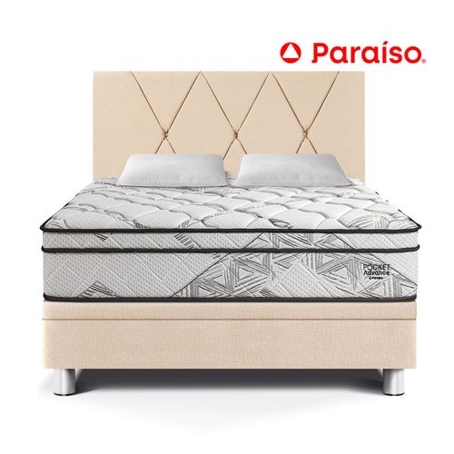 Dormitorio Boxet Pocket Advance 2 Plazas Champagne