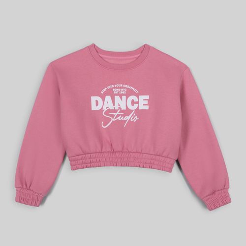 Polera Para Niña Circus Crop Glit