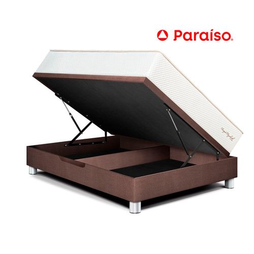 Cama Boxet Royal Elizabeth 2 Plazas Chocolate