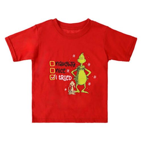 Polo Navideño Niños The Grinch - Rojo - L