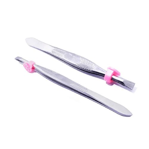 Pack 4 Pinzas De Acero Para Cejas