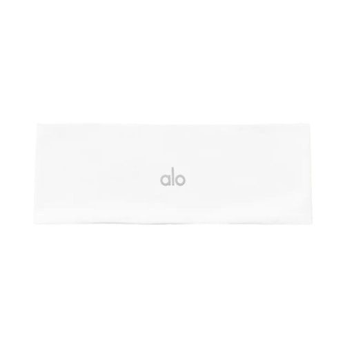 Vincha Alo Yoga Performance Conquer Headband - Blanco