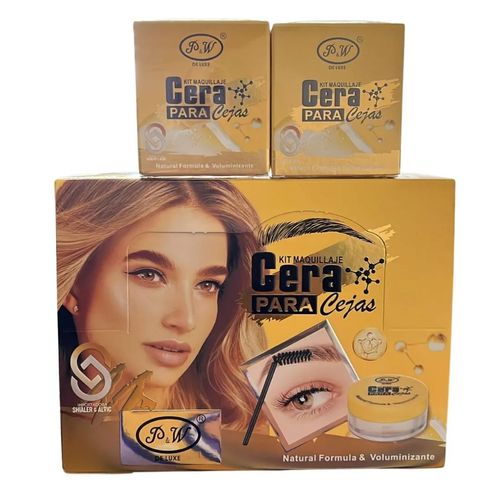 Pack 2 CERAS 3D Gel Fijador De Cejas Transparente para planchado de cejas resistente al agua