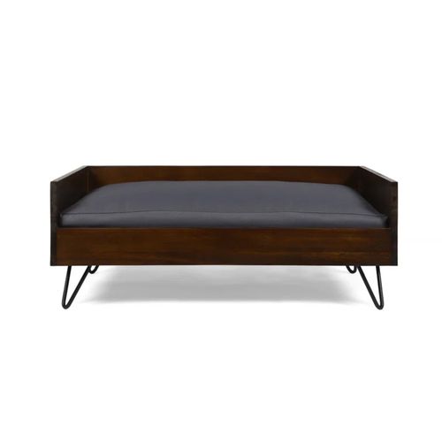 Cama para Mascotas Peggy color Marrón oscuro TU MESITA patas de Metal
