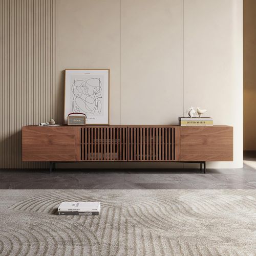 Mesa de tv Minimalista Namura color Marrón TU MESITA