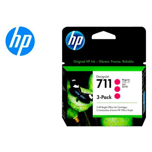 Tinta Hp Cz135a (711) Magenta3 Pack