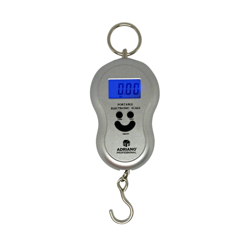 Balanza-Digital-Gramera-Tipo-Romana--50kg--Para-Equipajes-Plateado