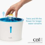 Fuente-de-agua-para-Gatos-Catit-Flower-Countain-Led---3L