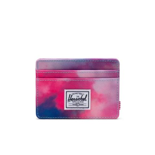 Tarjetero Herschel Charlie RFID - TieDie Pink