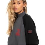 Polera-Sudadera-Quiksilver-x-Stranger-Things-para-Mujer---Negra-Talla-S