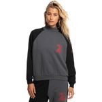 Polera-Sudadera-Quiksilver-x-Stranger-Things-para-Mujer---Negra-Talla-S