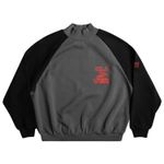 Polera-Sudadera-Quiksilver-x-Stranger-Things-para-Mujer---Negra-Talla-S