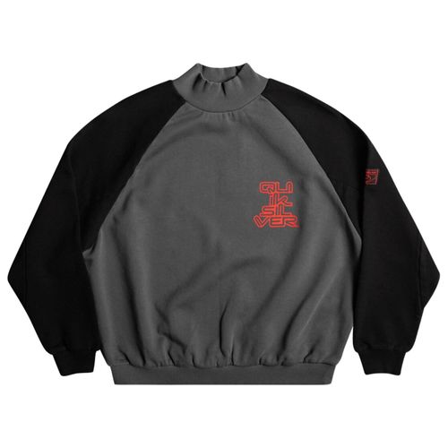 Polera Sudadera Quiksilver x Stranger Things para Mujer - Negra Talla S