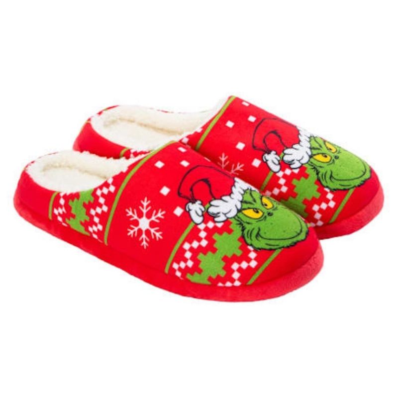 Pantuflas-Navideñas-Mujer-El-Grinch-del-Dr-Seuss