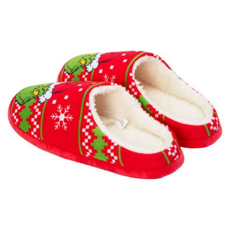 Pantuflas-Navideñas-Mujer-El-Grinch-del-Dr-Seuss