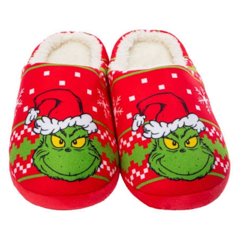 Pantuflas-Navideñas-Mujer-El-Grinch-del-Dr-Seuss