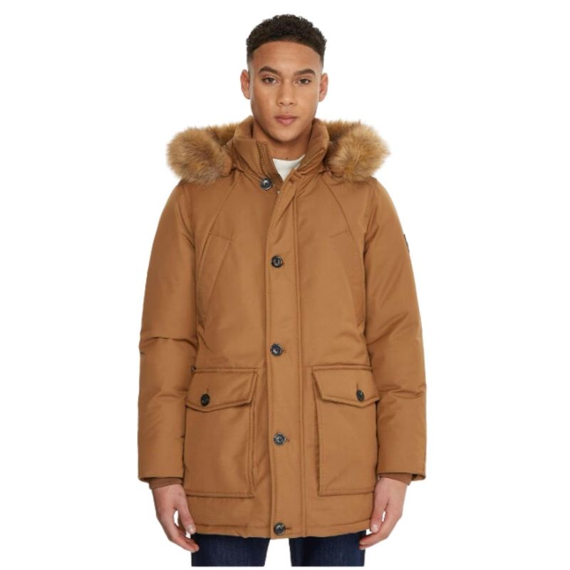 Abrigo-Parka-Tommy-Hilfiger-Rockie---Beige-Talla-M