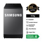 Lavadora-Samsung-WA13CG5441BDPE-EcoBubble-Carga-Superior-Gris-13-Kg