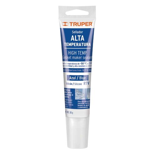 Silicona Azul 85g para Motores, Calentadores y Calderas Truper 17568