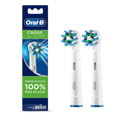 Cabezales Repuesto Oral-B Cepillo Eléctrico Cross Action 2un