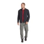 Casaca-Polar-de-montaña-y-trekking-cremallera-Hombre-Quechua-MH120---Negro-Talla-L
